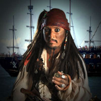 Ken Byrne as Captain Jack Sparrow Celebrity Impersonator -Cincinnati Makeup Artist Jodi Byrne 4